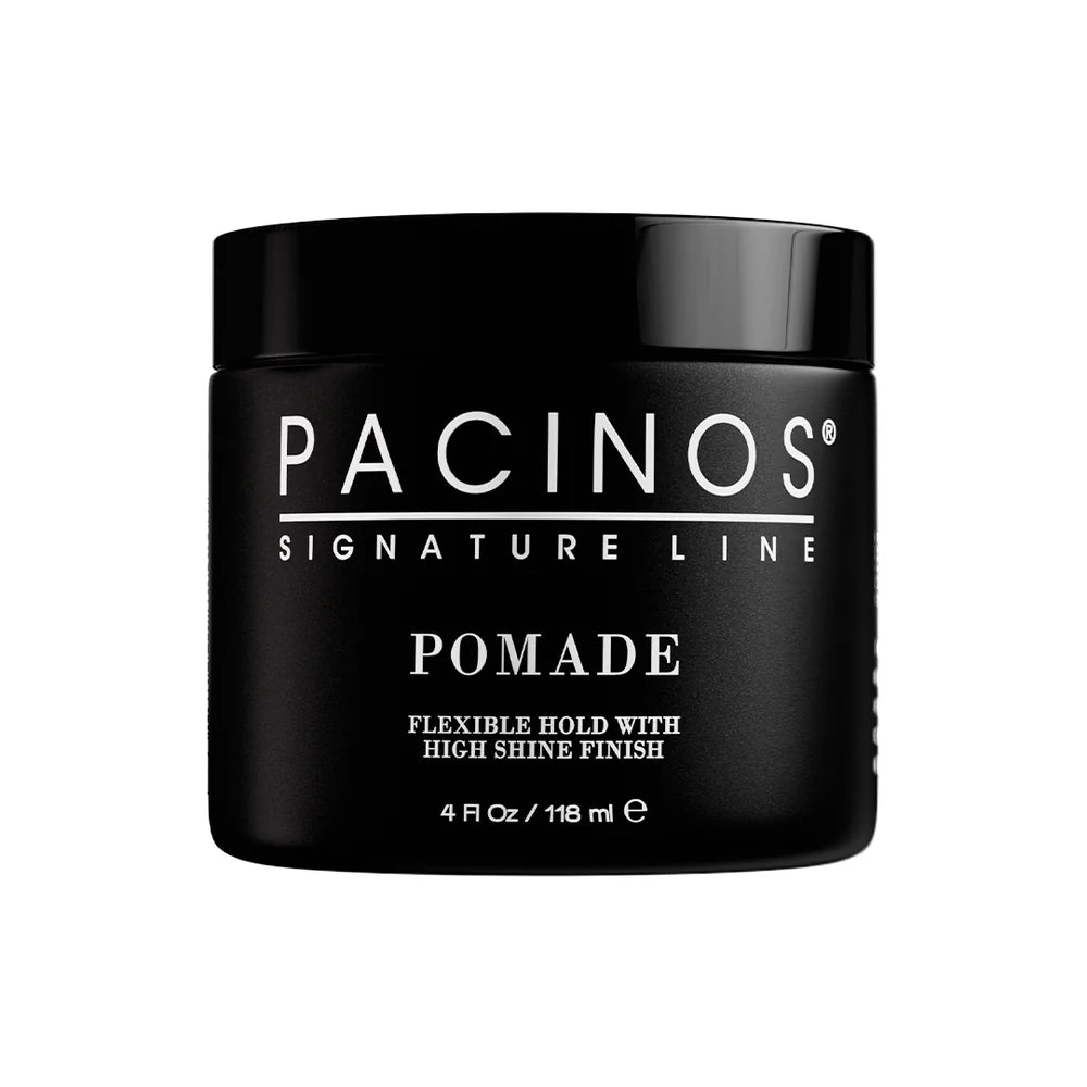 PACINOS POMADE – Flexible Hold with High Shine Finish 4oz